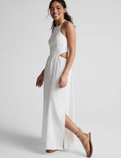 SoftWash Linen Halter Dress