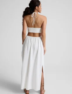 SoftWash Linen Halter Dress