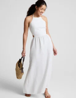 SoftWash Linen Halter Dress