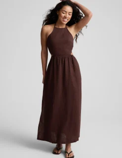 SoftWash Linen Halter Dress