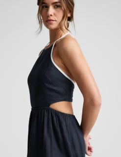 SoftWash Linen Halter Dress