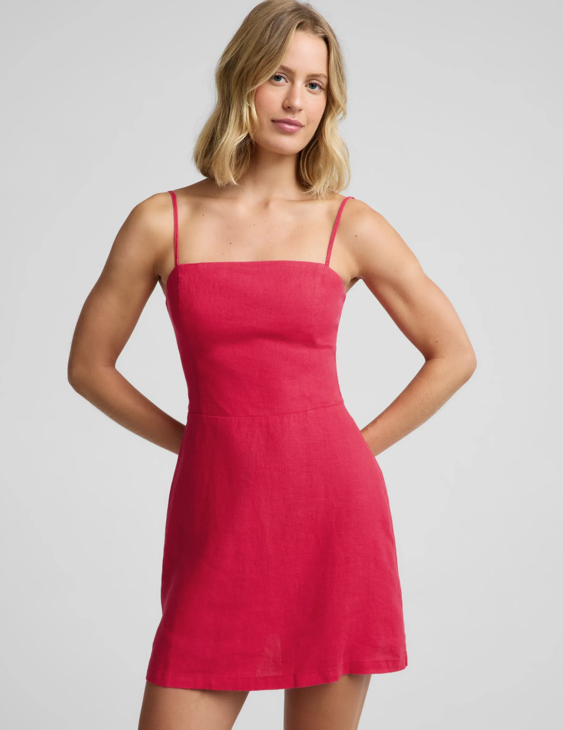 SoftWash Linen Seaside Mini Dress