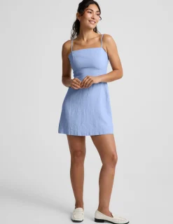 SoftWash Linen Seaside Mini Dress