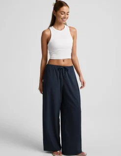 Solstice Drawstring Wide Leg Pant 31"