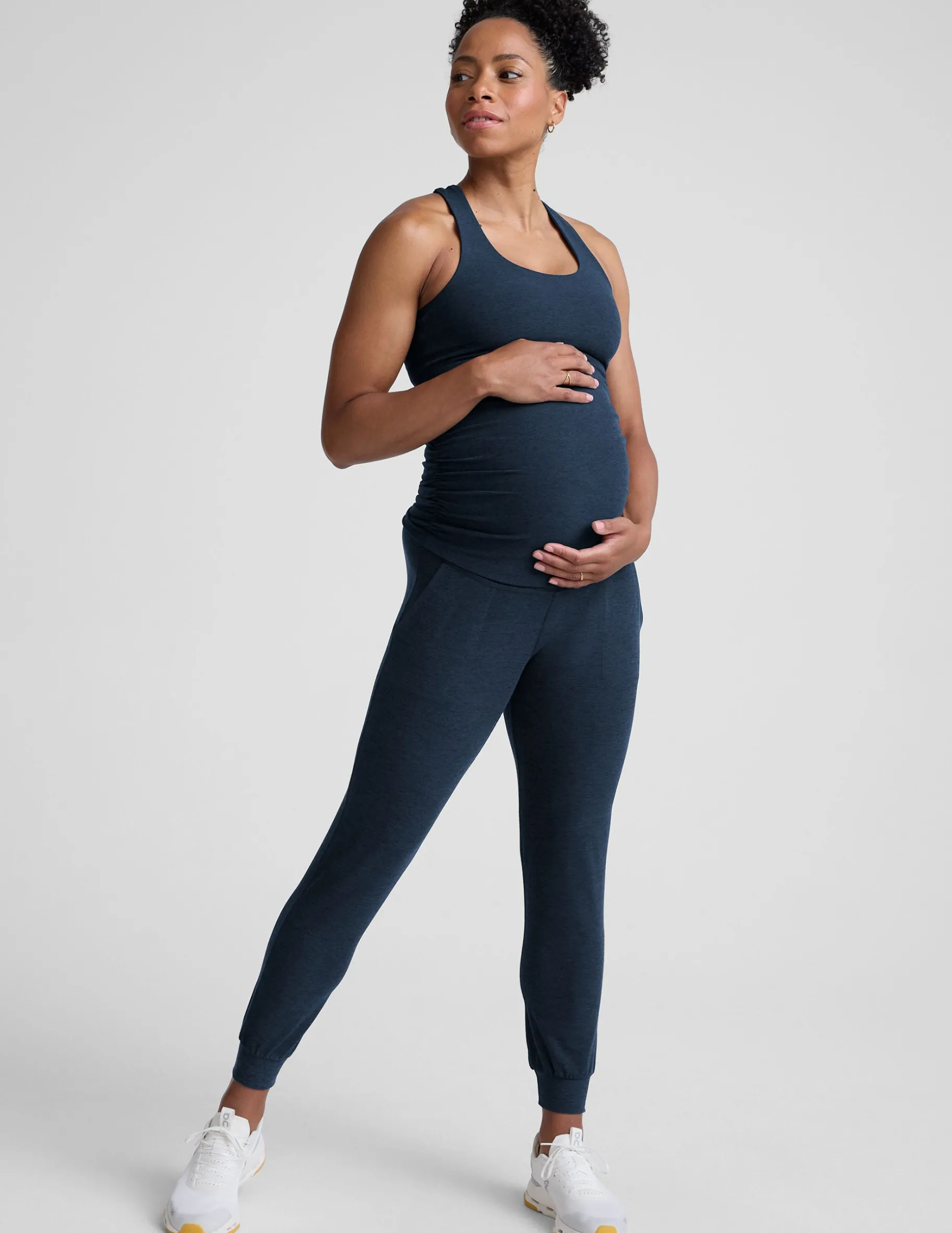 Spacedye™ Beyond the Bump Maternity Midi Jogger