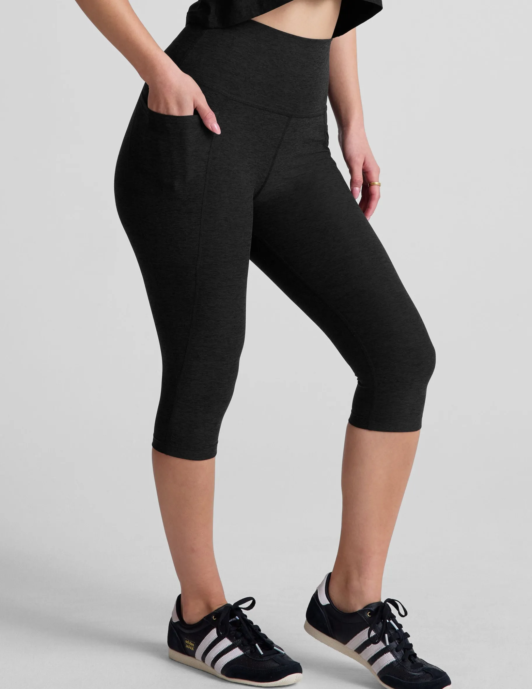 Spacedye™ High Waisted Pocket Pedal Pusher Legging