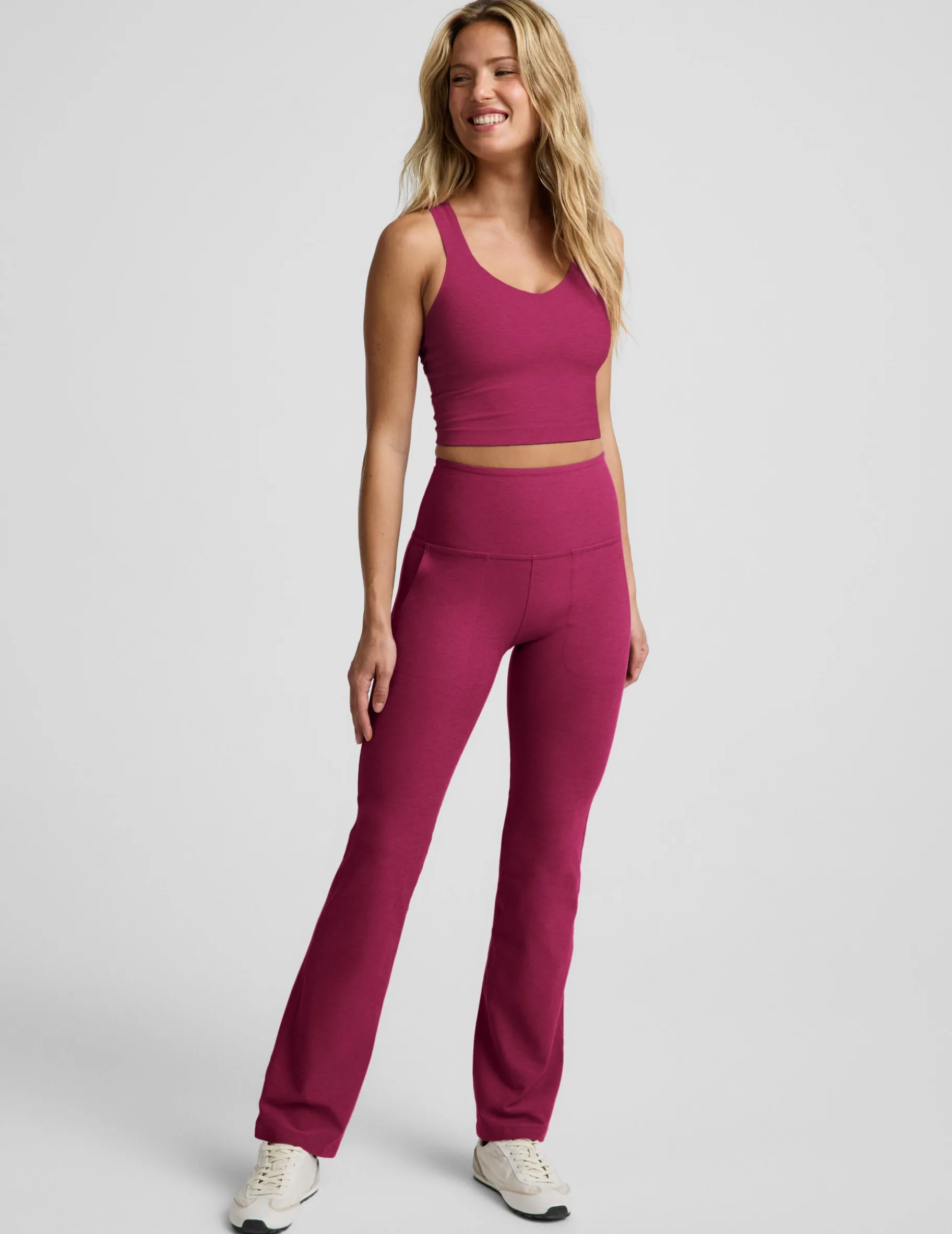 Spacedye™ High Waisted Practice Pocket Bootcut Pant 31"