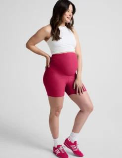 Spacedye™ Keep Pace 5" Maternity Pocket Biker Short