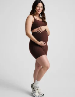 Spacedye™ Keep Pace 5" Maternity Pocket Biker Short