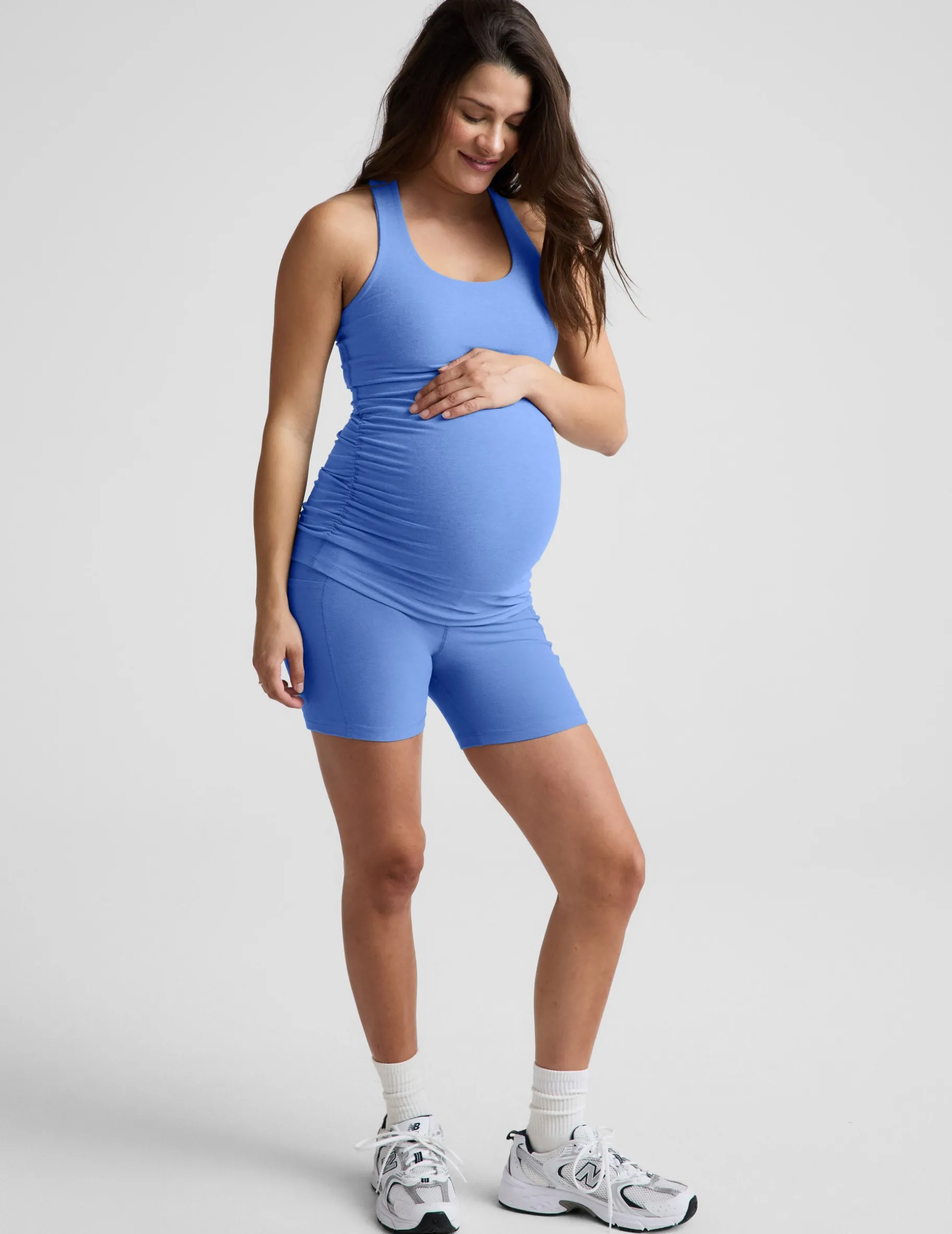 Spacedye™ Keep Pace 5" Maternity Pocket Biker Short