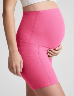 Spacedye™ Keep Pace 5" Maternity Pocket Biker Short