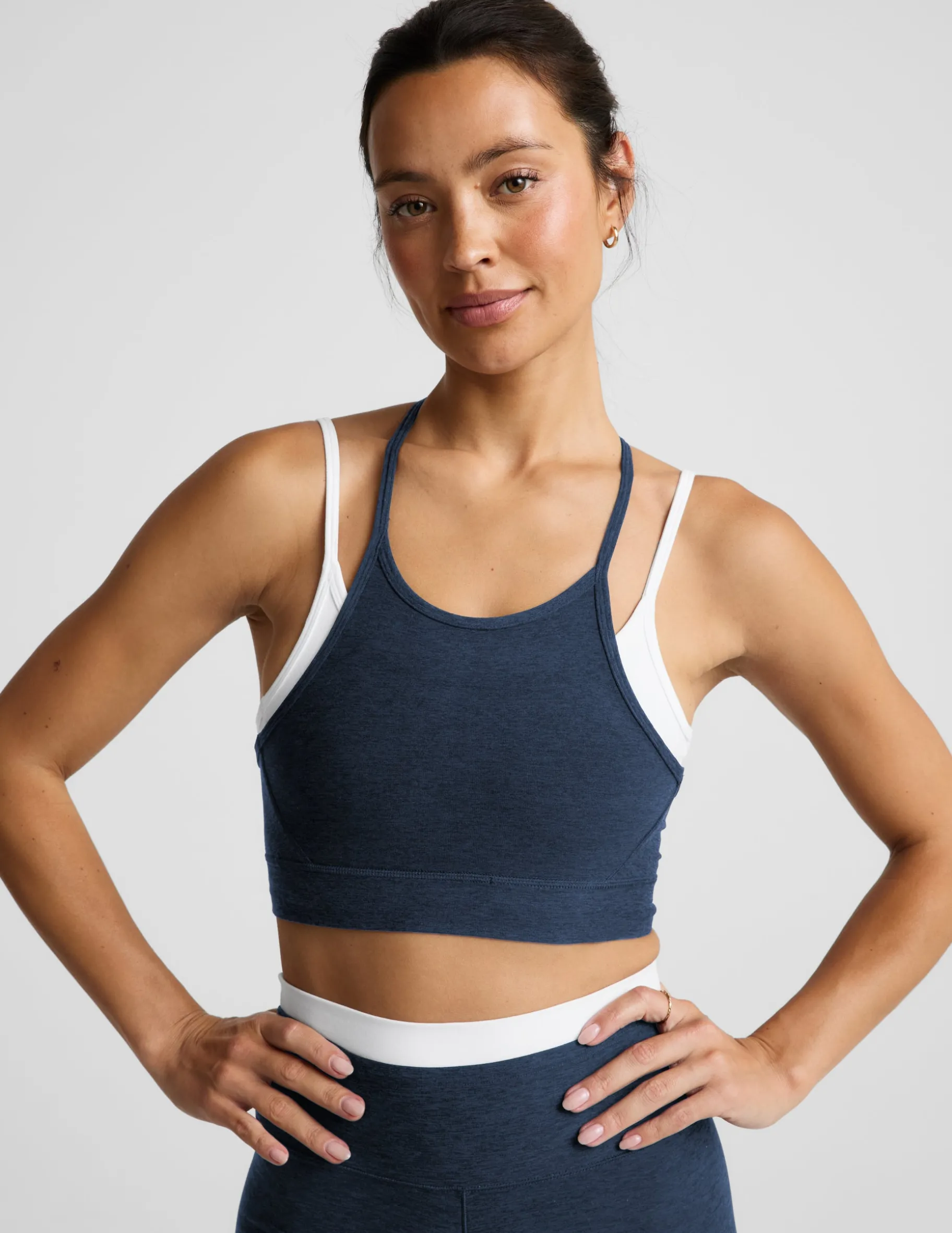 Spacedye™ Layered Long Line Bra