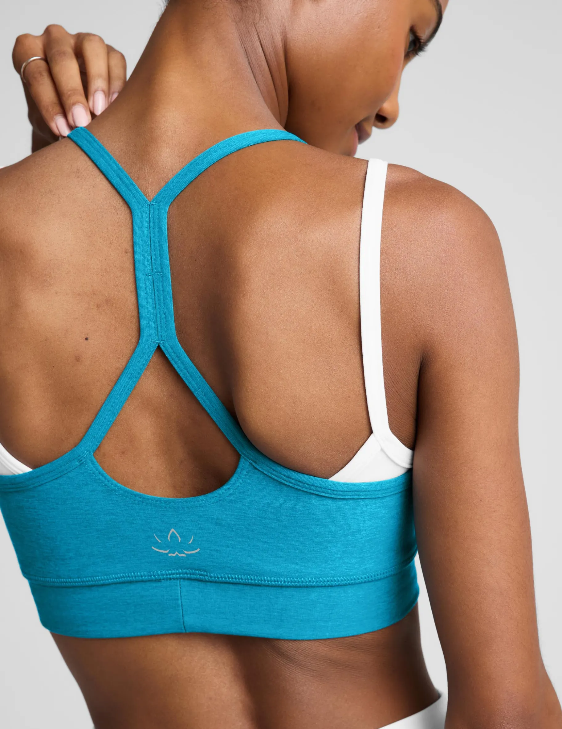 Spacedye™ Layered Long Line Bra