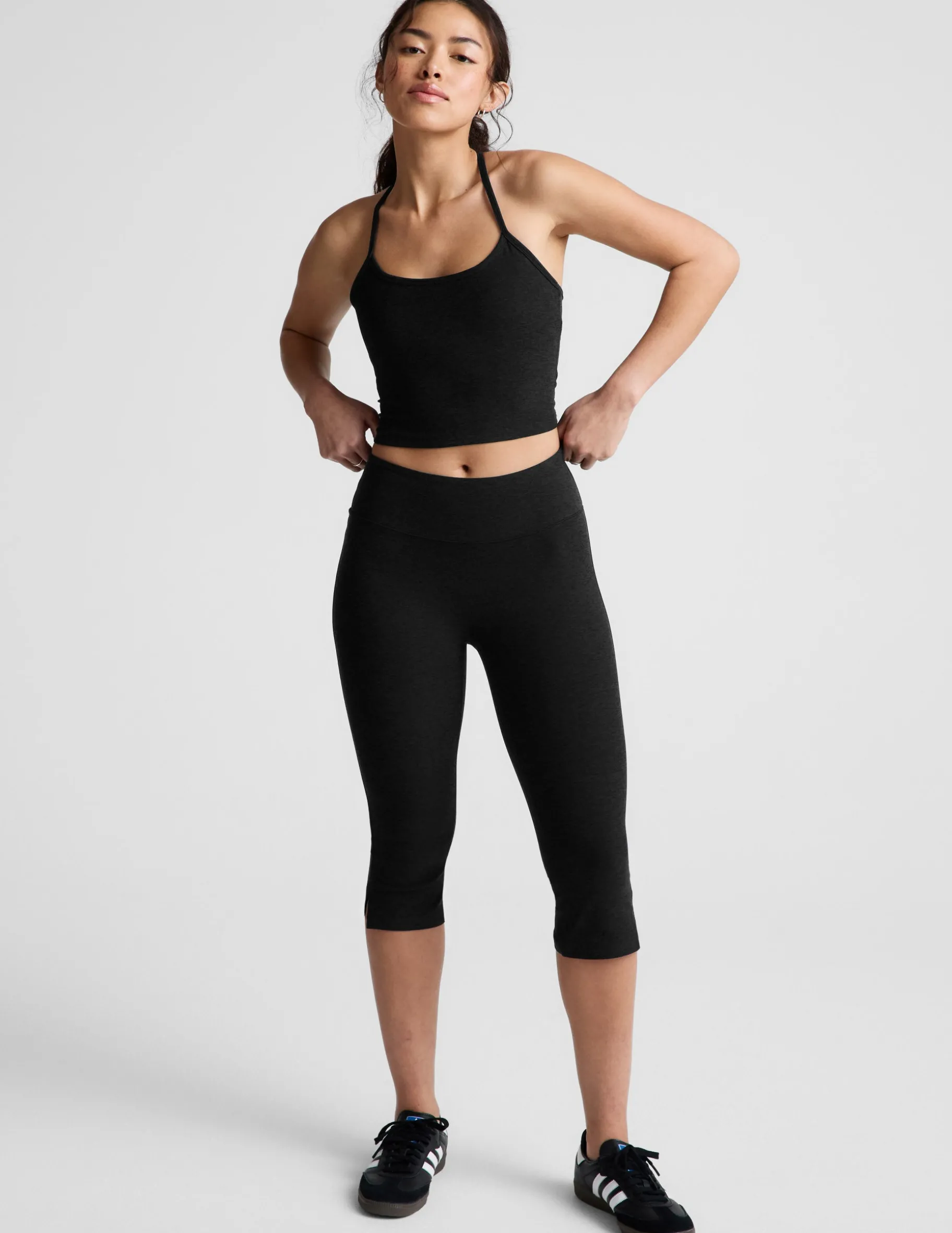 Spacedye™ Mid-Rise Slit Pedal Pusher Legging