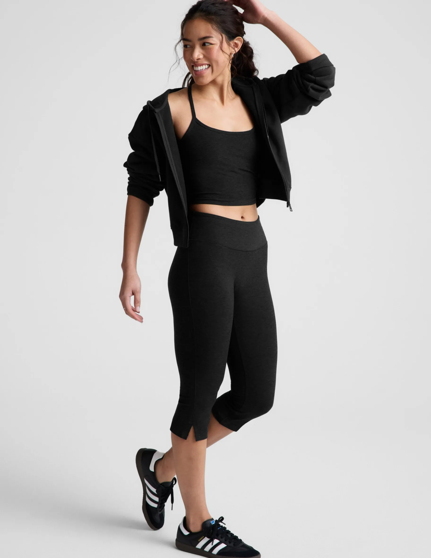 Spacedye™ Mid-Rise Slit Pedal Pusher Legging