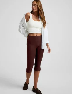 Spacedye™ Mid-Rise Slit Pedal Pusher Legging