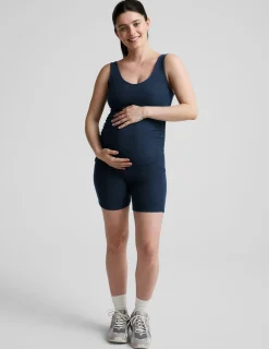 Spacedye™ Movin Mama Maternity Biker Jumpsuit