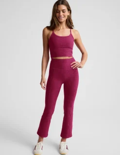 Spacedye™ Pintuck Kick Flare High Waisted Pant