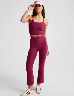 Spacedye™ Pintuck Kick Flare High Waisted Pant