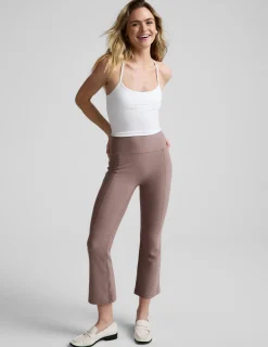 Spacedye™ Pintuck Kick Flare High Waisted Pant