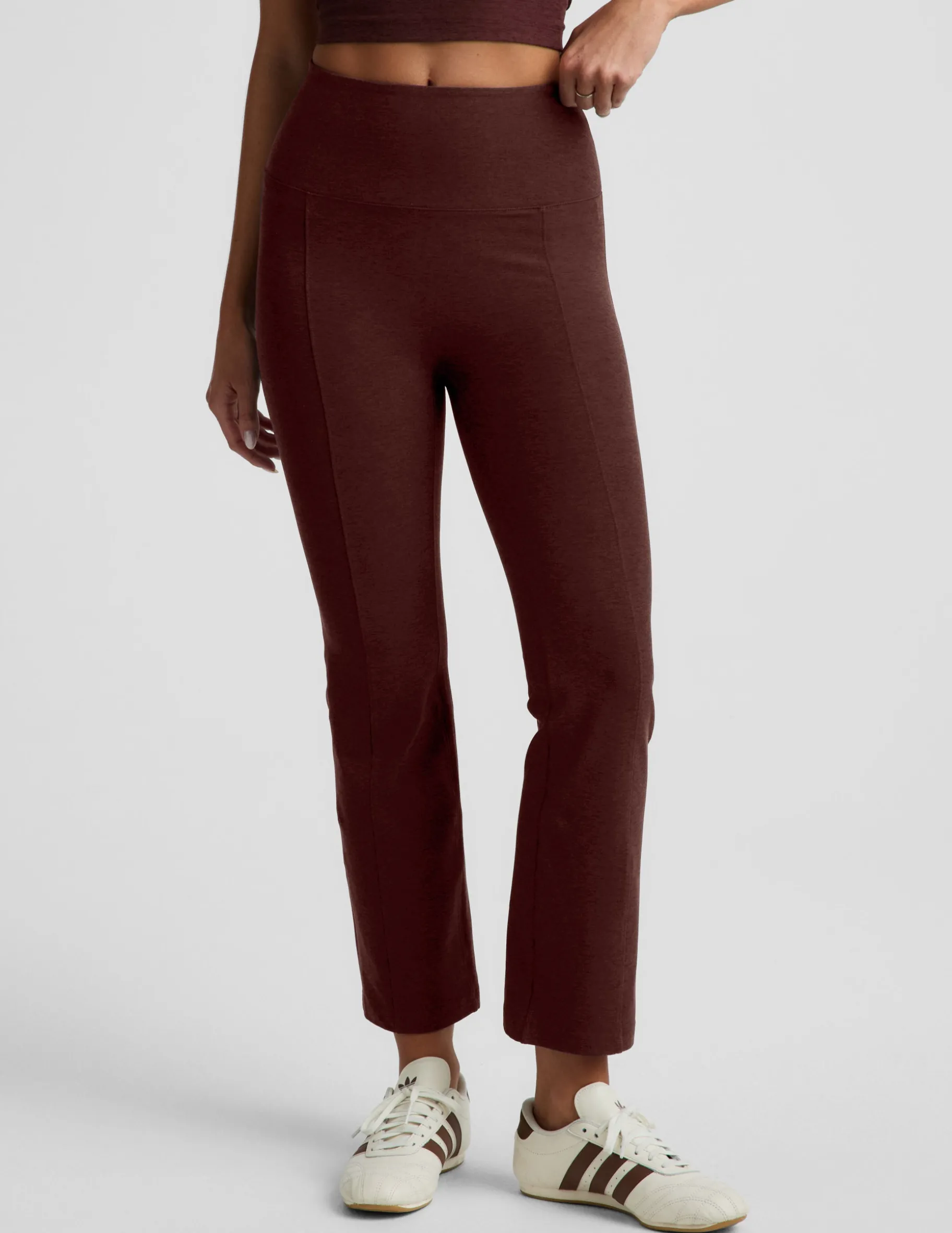 Spacedye™ Pintuck Kick Flare High Waisted Pant