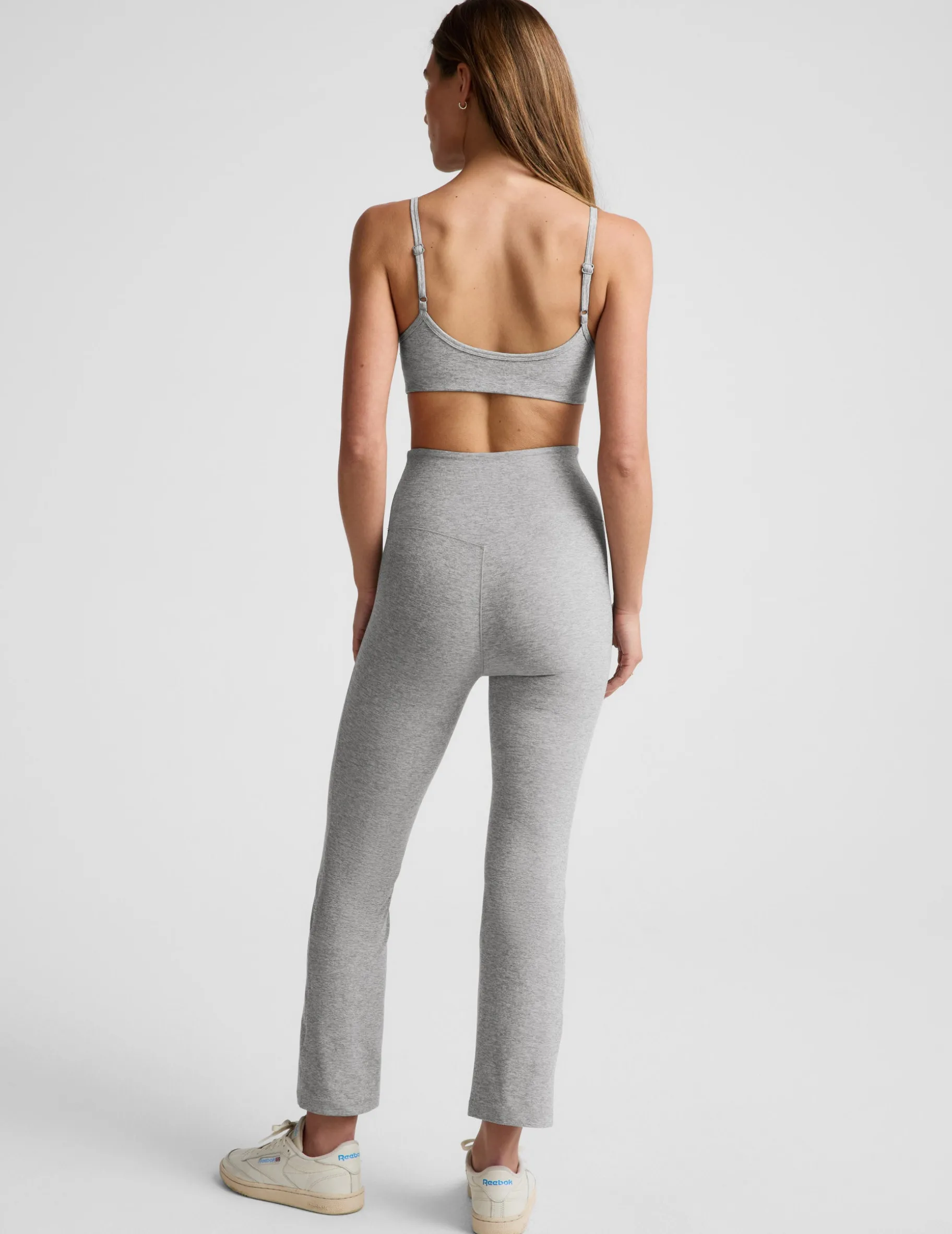 Spacedye™ Pintuck Kick Flare High Waisted Pant