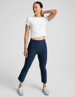 Spacedye™ Pintuck Kick Flare High Waisted Pant