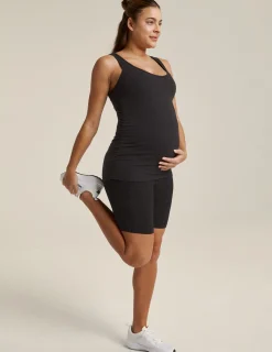 Spacedye™ Pockets Forever Maternity Biker Short