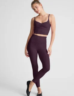 Spacedye™ Raise The Barre Shirred Cropped Tank