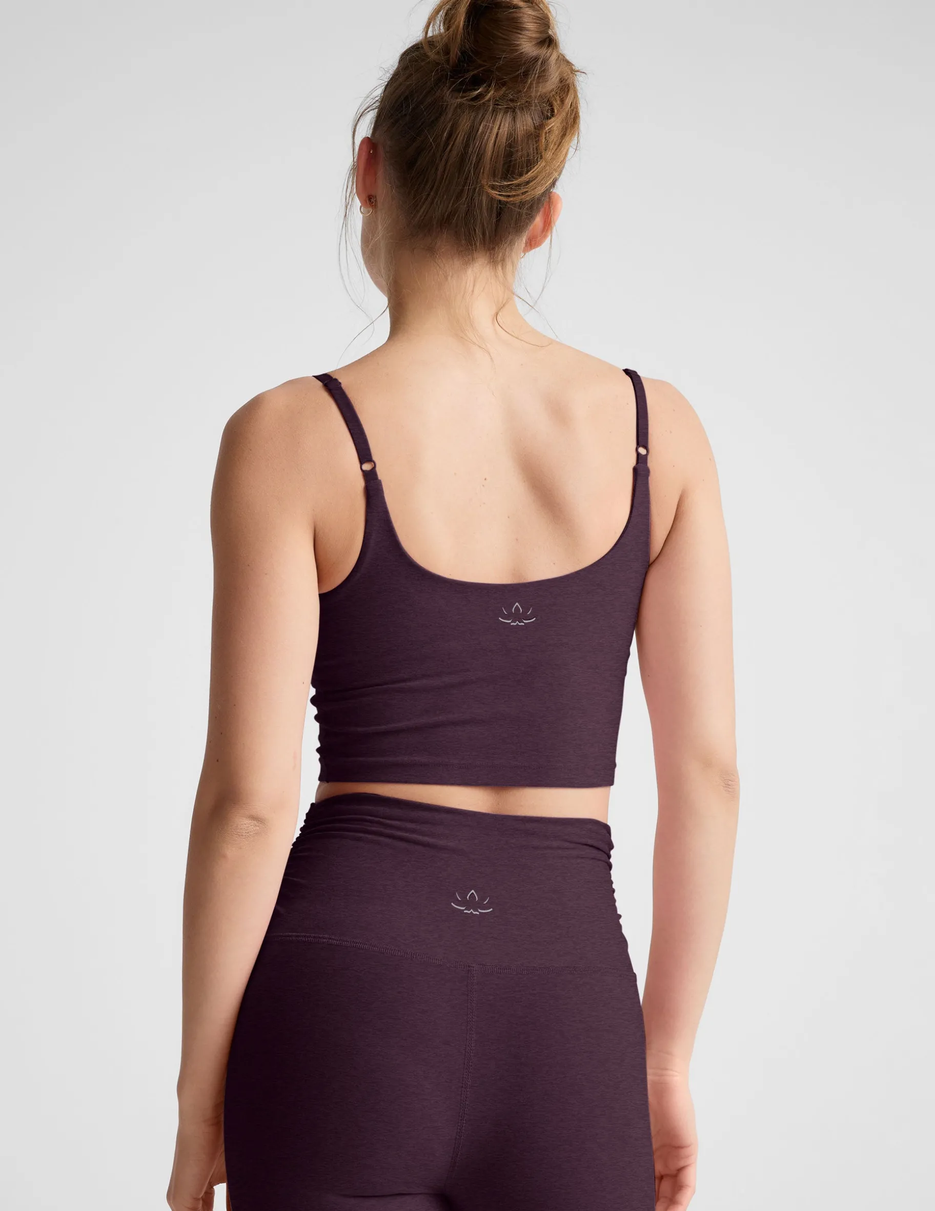 Spacedye™ Raise The Barre Shirred Cropped Tank