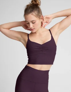 Spacedye™ Raise The Barre Shirred Cropped Tank