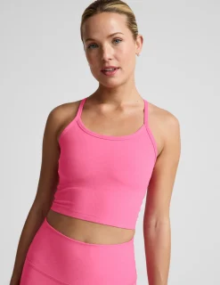 Spacedye™ Slim Racerback Cropped Tank