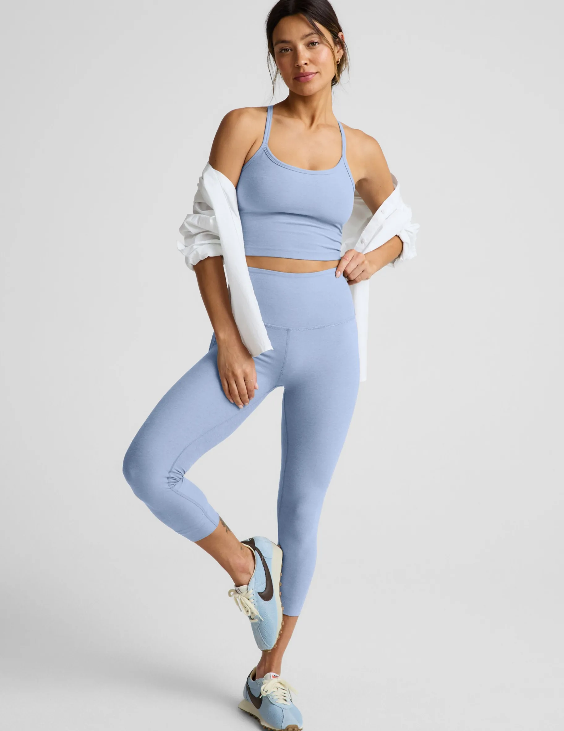 Spacedye™ Slim Racerback Cropped Tank