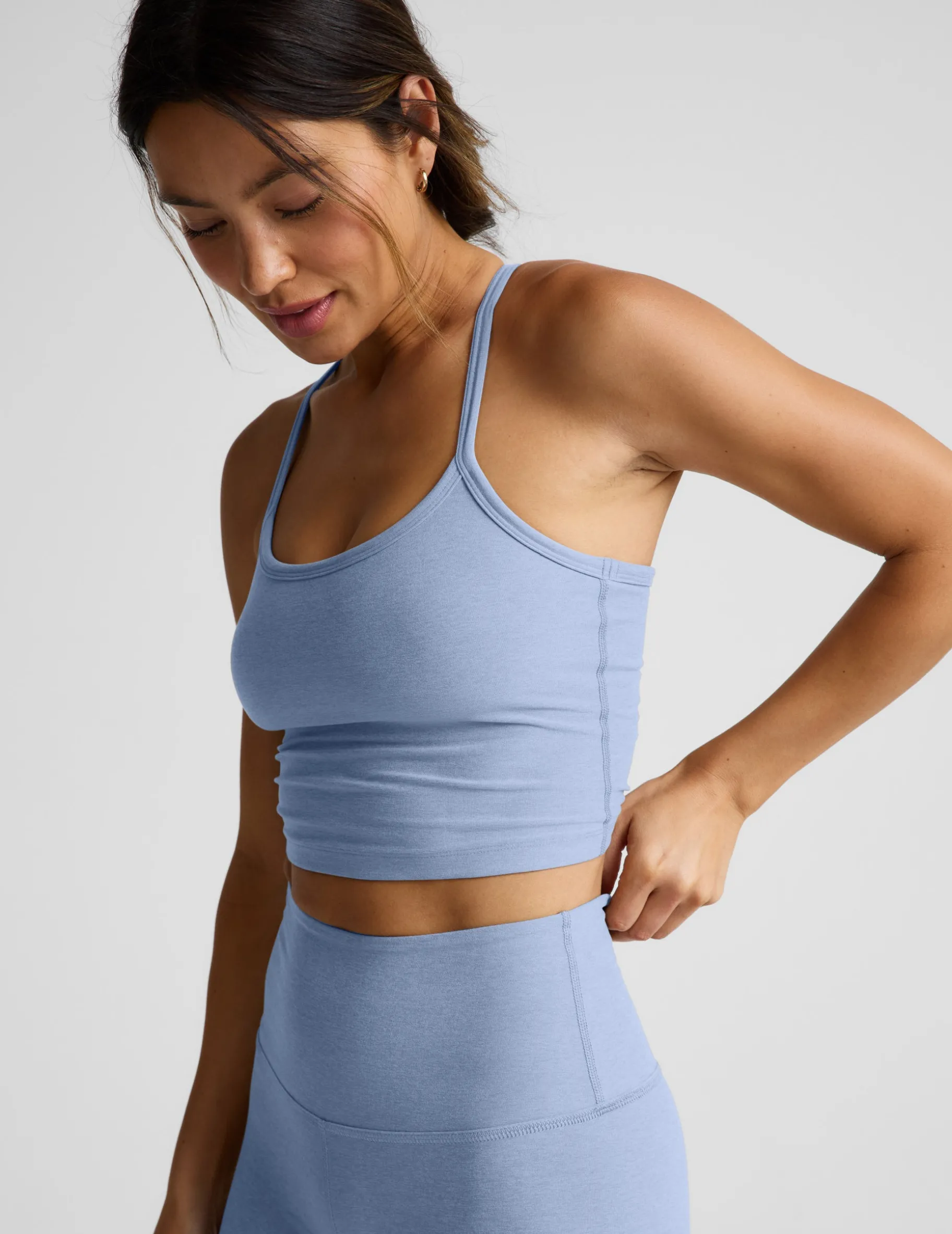 Spacedye™ Slim Racerback Cropped Tank