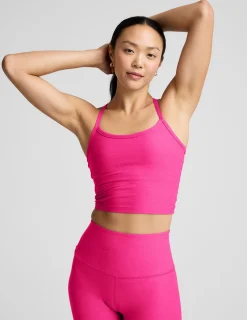 Spacedye™ Slim Racerback Cropped Tank