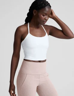 Spacedye™ Slim Racerback Cropped Tank