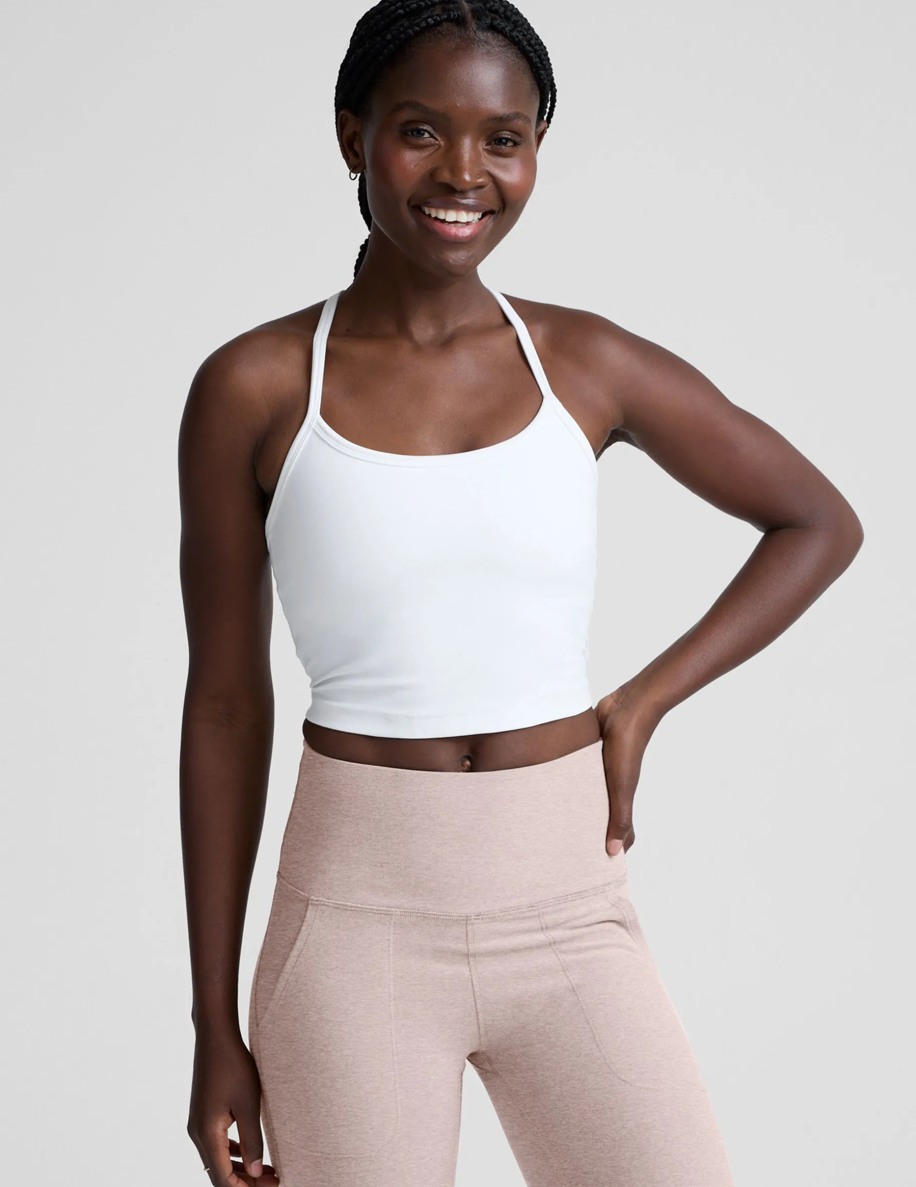 Spacedye™ Slim Racerback Cropped Tank