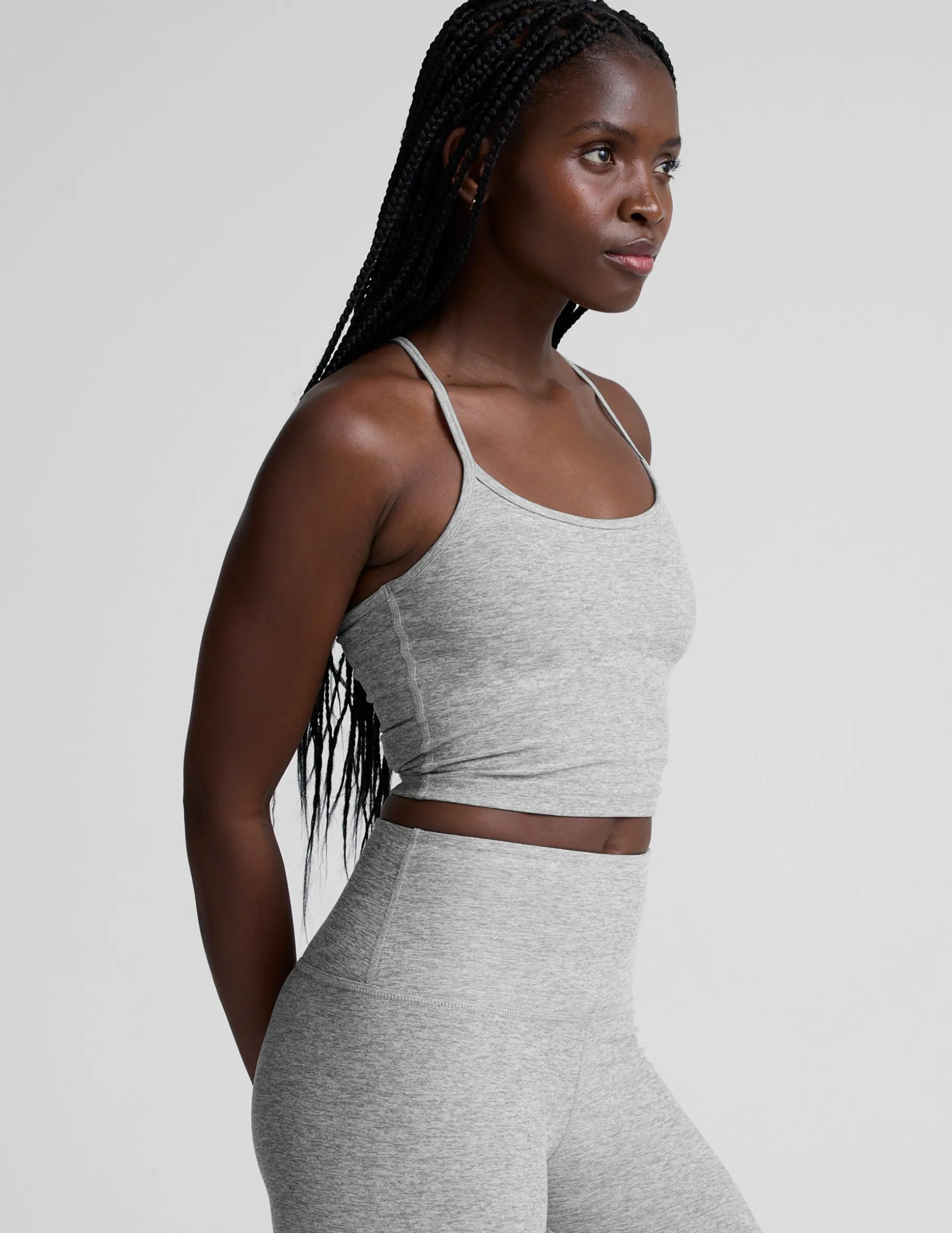 Spacedye™ Slim Racerback Cropped Tank