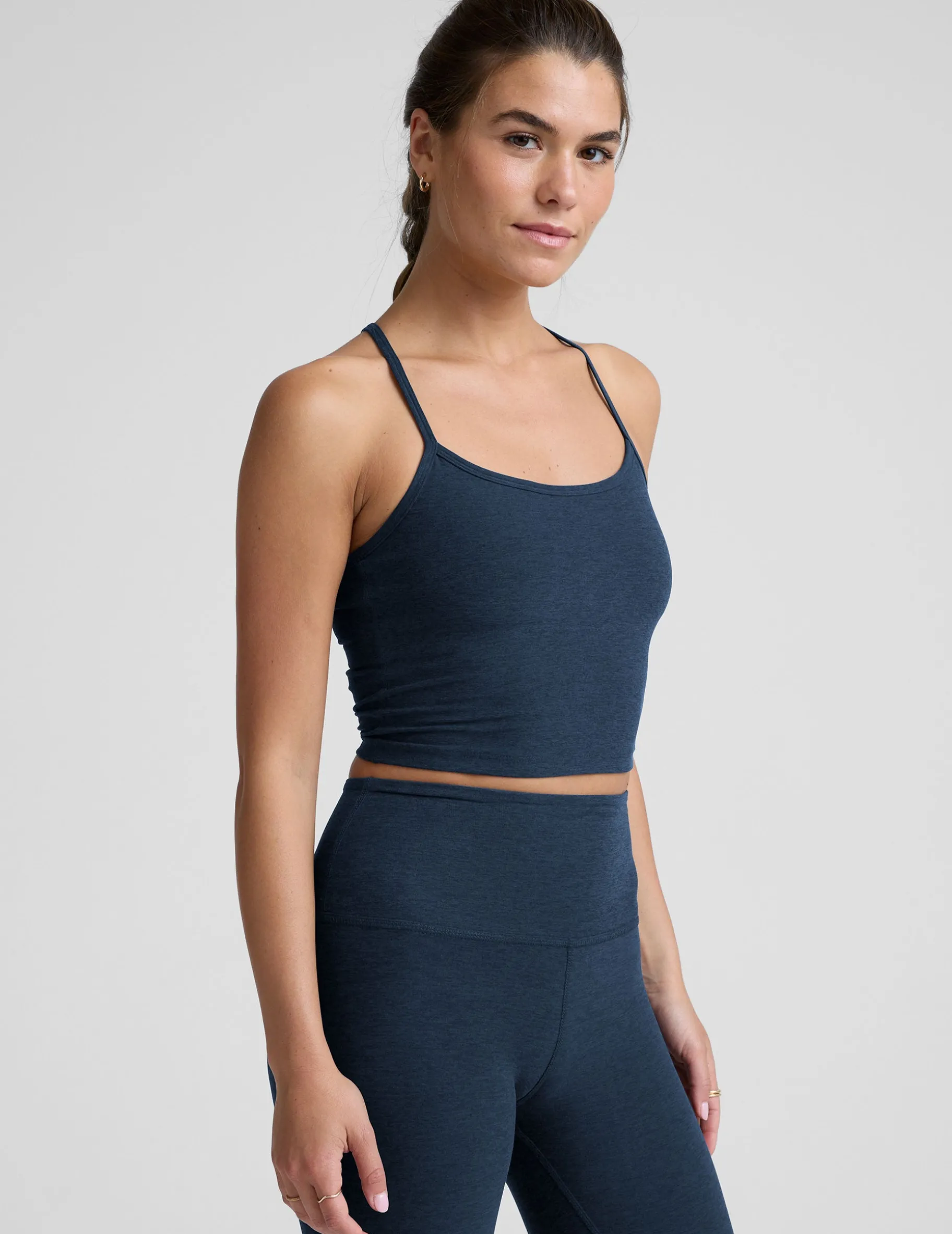 Spacedye™ Slim Racerback Cropped Tank