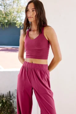 Spacedye™ Twist Through Cropped Tank