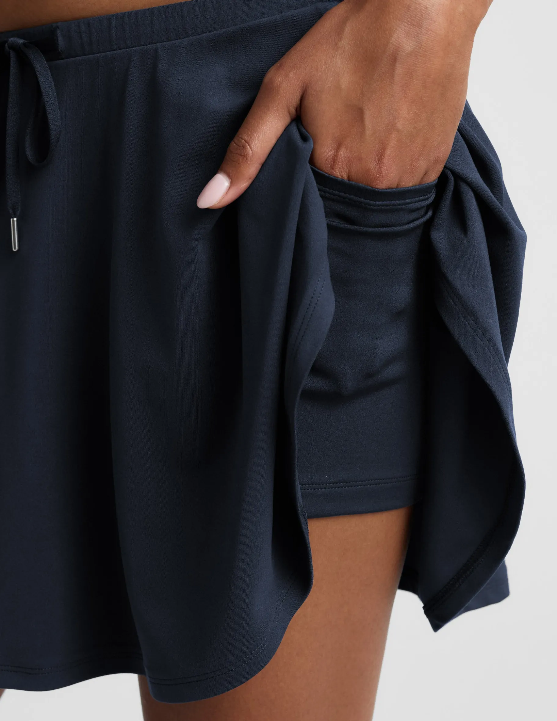 Sport Active Drawcord Mini Skirt