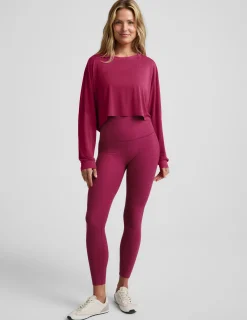Studio Luxe Cropped Long Sleeve Tee
