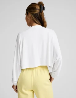 Studio Luxe Cropped Long Sleeve Tee