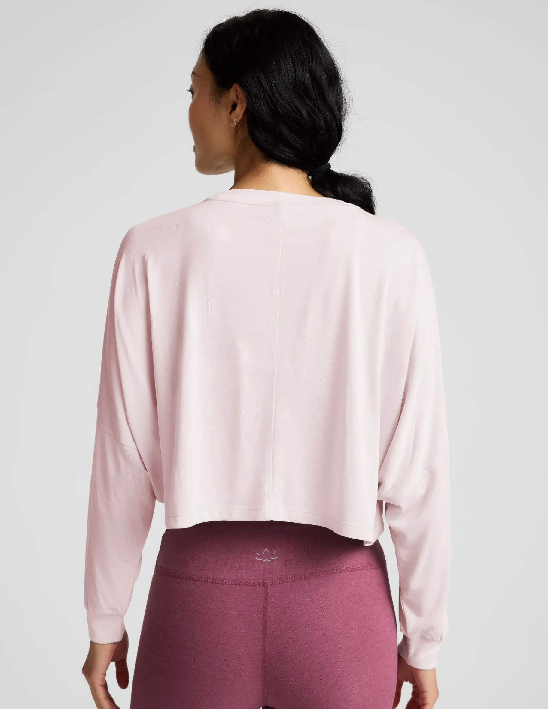 Studio Luxe Cropped Long Sleeve Tee