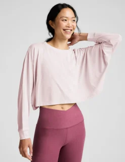 Studio Luxe Cropped Long Sleeve Tee