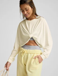 Studio Luxe Cropped Long Sleeve Tee