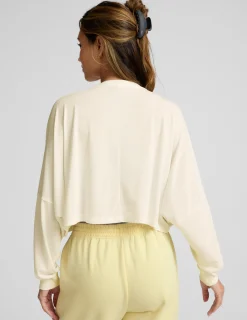 Studio Luxe Cropped Long Sleeve Tee