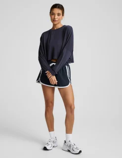 Studio Luxe Cropped Long Sleeve Tee