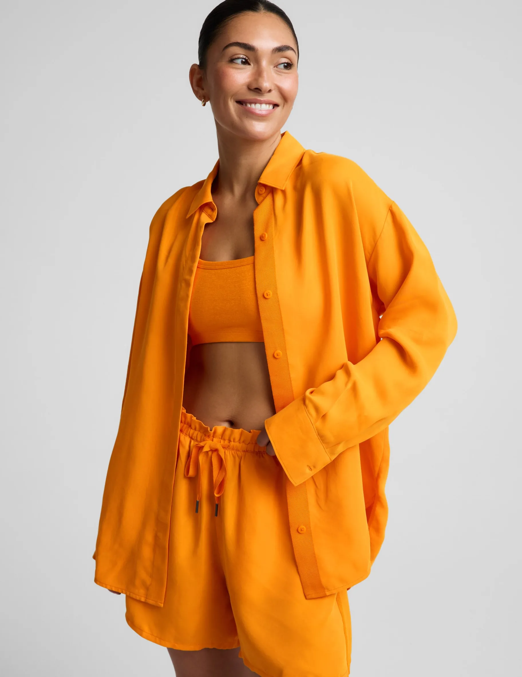 Sunkissed Cupro Button Down
