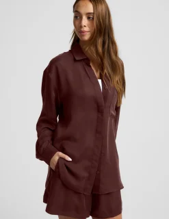 Sunkissed Cupro Button Down